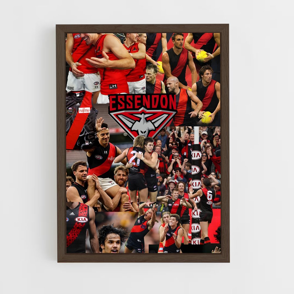 Poster Essendon Spirit – affiche Football australien (vue 5)